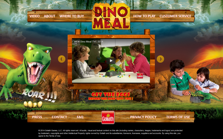 Dino Meal Website
